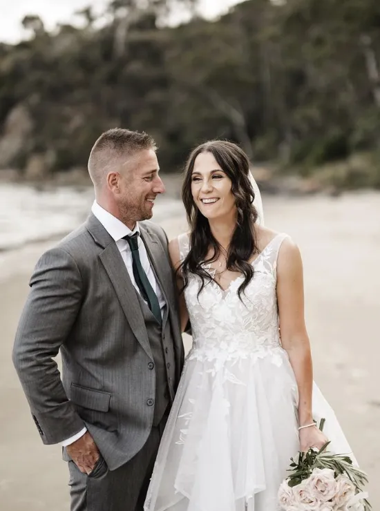 Dylan & Aliesha, Tasmania Wedding Suit